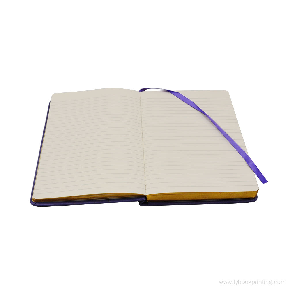 Hardcover Perfect Binding PU Leather Notebook