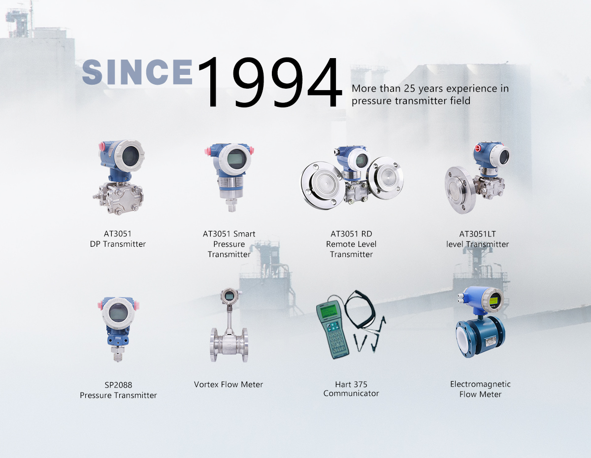 Flat film pressure transmitter with explosion proof 0-300psi