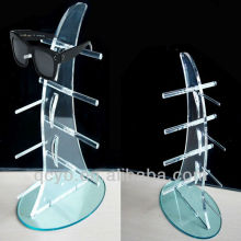 Customized design Acrylic Sunglasses Display Stand eyewear display Showcase