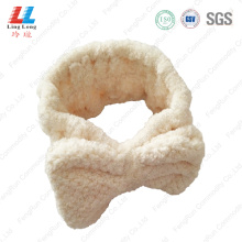 White facial washing headband