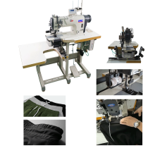 Machine à coudre de pantalons à taille élastique