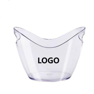 High quality solid transparent ice bucket