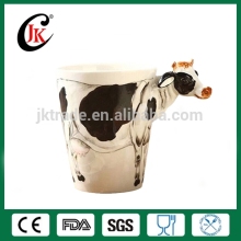 Cow shaped ceramic 3D animal mug wholesale