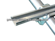 Greenhouse wire lock galvanized profile
