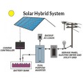 Sistema híbrido 5KW 10kw Sistema híbrido de armazenamento de energia