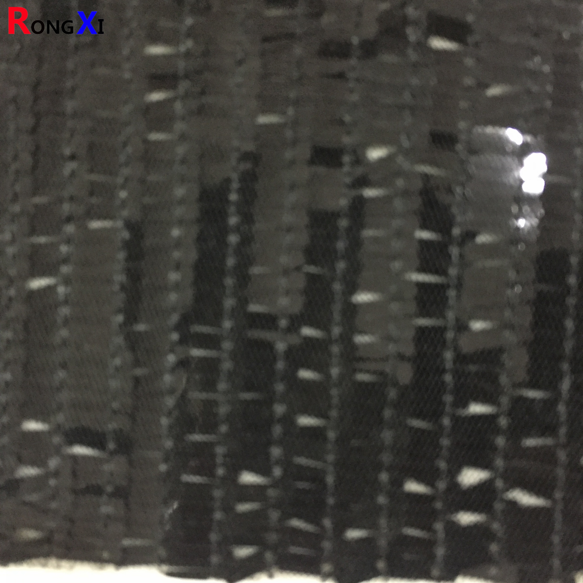 RXF0912 Neues Design Stretch Silber Mesh-Gewebe Mit Pailletten
