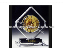Hot sell crystal clock for decoration