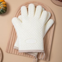 Multipurpose Anti-Skid Thick Oven Glove - Beige