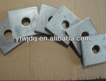 Square plate washer/galvanized square washers/steel plate washer