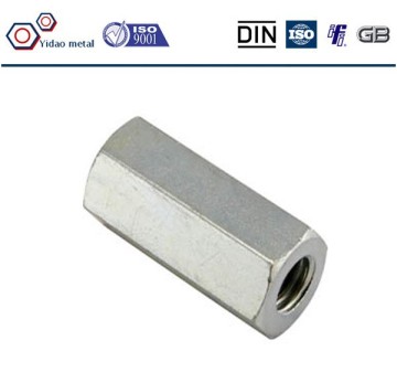 DIN6334 hexagon coupling nut/Round coupling Nut