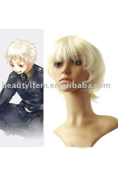 Axis powers Gilbert Bailshumit Cosplay Wig
