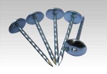 Twisted nails with rubber washer screw nails