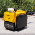 Double drum driving and vibration road roller 0.5 ton roller