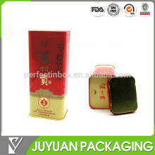 Fancy printing wine gift bottle packaging tin box with lids