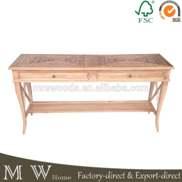 french style oak console table, antique wood oak console table, oak console table