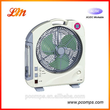 Emergency Oscillating rechargeable table fan