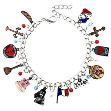 High Quality Wholesale Les Miserables Broadway Charm Bracelet in Zinc Alloy