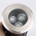 Professional 3W stainless steel rgb underground lights