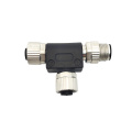 M12 5 pin T connector Male to Female