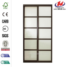 Bronze Finish Interior Bypass Sliding Door