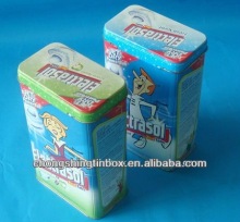 Small washing powder tin box