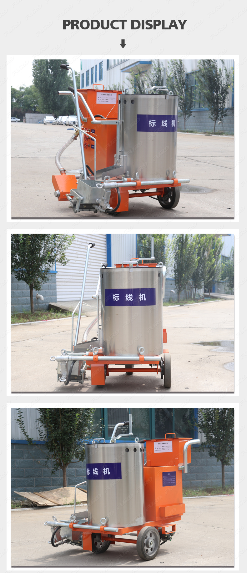 Small Equipment Thermoplastic Road Marking Machine