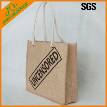 strong hessian bag printed logo hessian bag