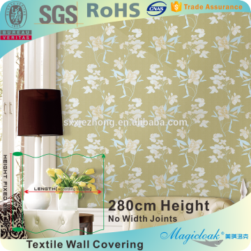 3d home wall paper/fabric made
