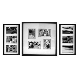 Rectangle shape blank plastic photo frame fridge magnet with picture insert