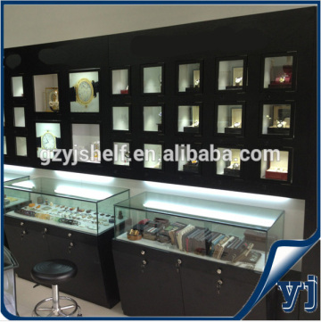Shopping mall watch display counter/ Beauty glass watch display cabinet