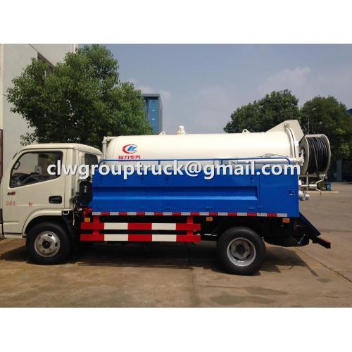 CLW GROUP รถบรรทุก Dongfeng 4X2 5CBM ดูดสุญญากาศรถบรรทุก