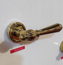 PVD Gold Zamak Lever Handle for Interior Bedroom Door