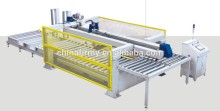 Beam panel saw with side loading system