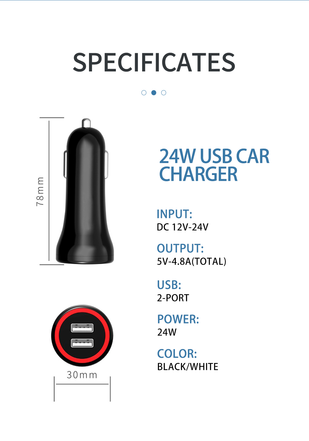 usb car charger