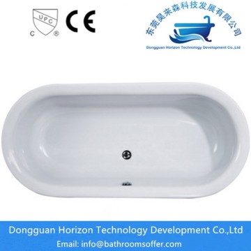 Ellipse shape acrylic bathtub