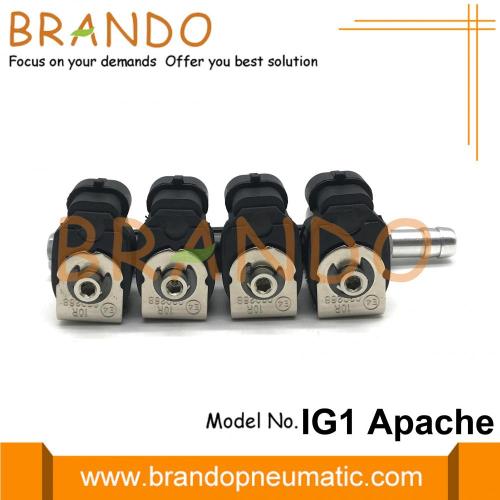 Trilho do injetor de 4Cyl 3Ohms IG1 Apache LPG CNG