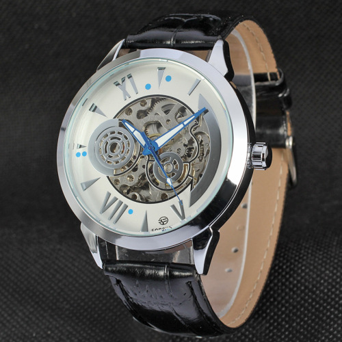 Automatic Customize brand skeleton mens watches