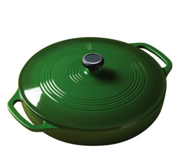 Green Color Enamel Cast Iron German Cookware