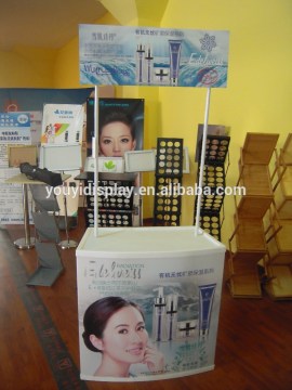 ABS folding exhibition display table with top