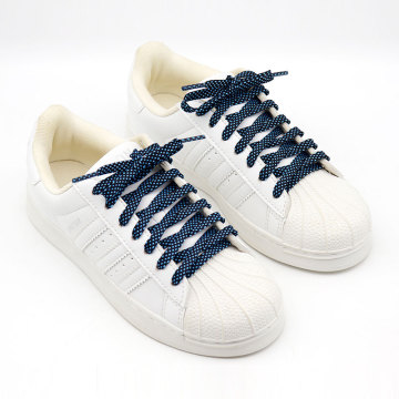 Cool Two-Tone Flat Shoelaces for Sport Boots with Unique Patterns