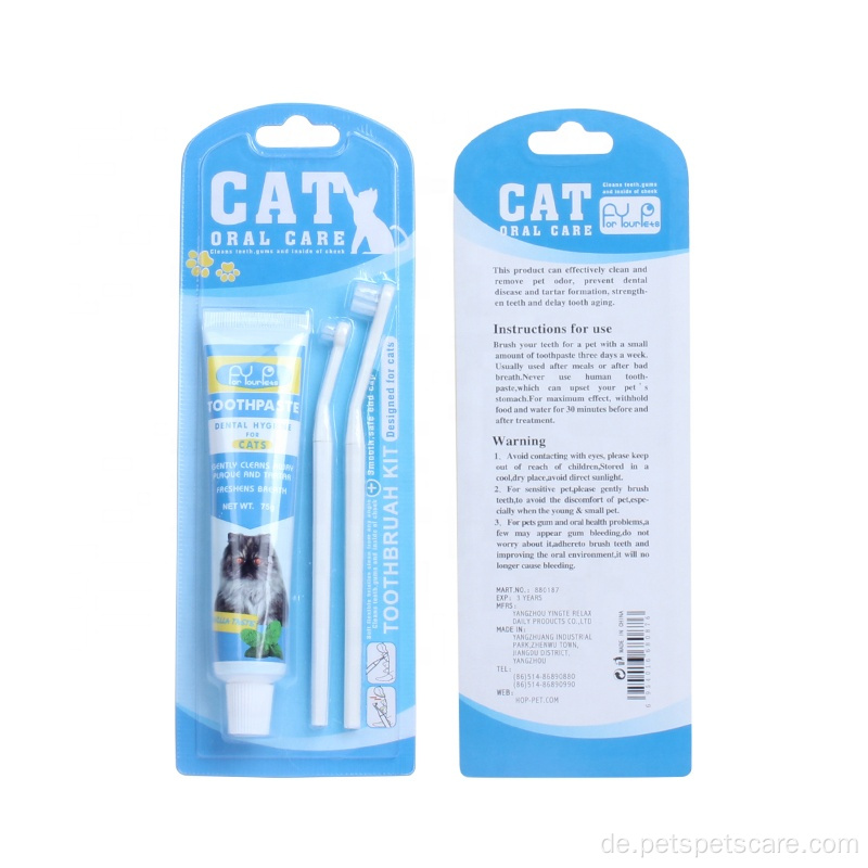 Dental Care Pet Zahnbürsten-Set Hundezahnbürsten