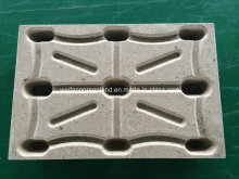 1215X1015X135mm Single Layer Moulded Wood Pallet