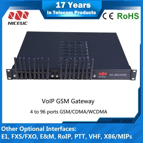 Gsm voip gateway 16 port Analog gsm gateway