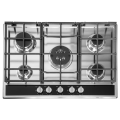 Ariston Hotpoint Stove 5 Brenner Edelstahl