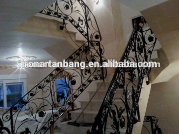 unique design high quality iron stairs, fine wrought iron stairs railing&baluster
