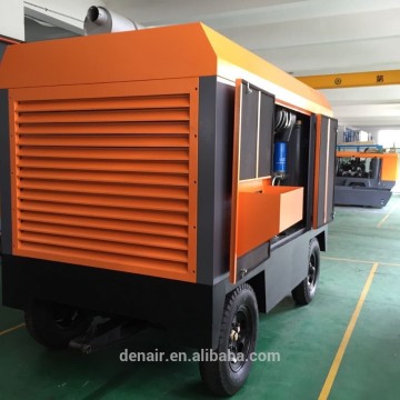 Denair 600cfm Compresor de tornillo con motor diesel en Peru