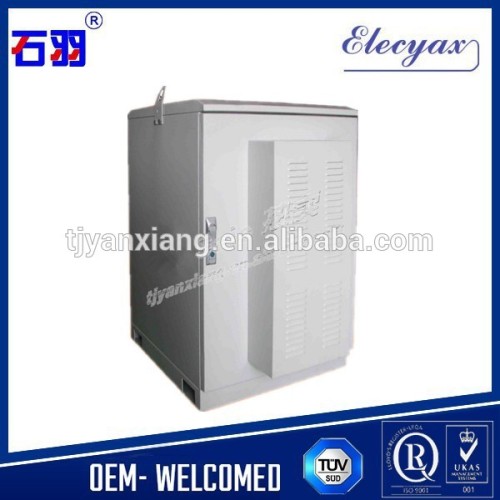 China origin heat insulation cabinet/aluminum equipment rack/SK-65100/weatherproof telecom cabinet with 19" rack and cooler