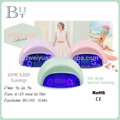 led uv lamp,12w led nail lamp,led gel polish nail lamp