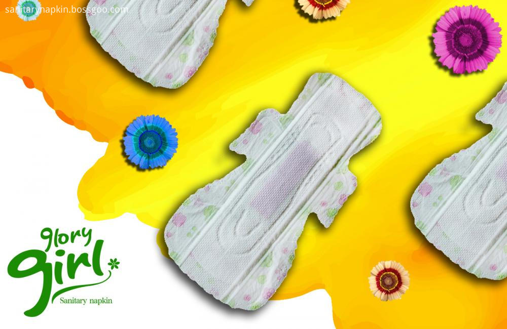 Overnight use herbal sanitary napkins for heavy flow