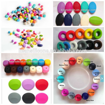 Baby Teething Beads/BPA Free Food Grade Silicone Teething Beads Silicone Baby Teething Beads
 